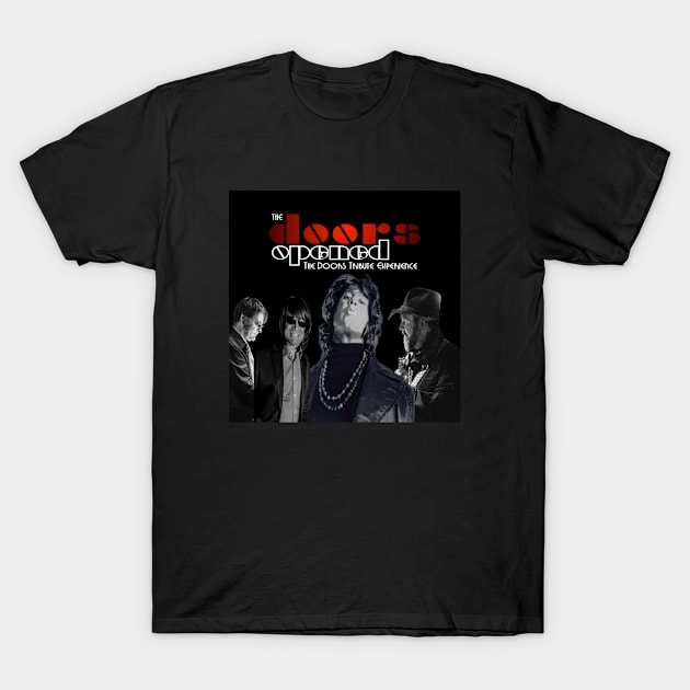 The Doors Opened - (Doors Tribute Experience) Band T-Shirt by Sunday Rain Productions